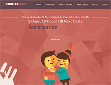 Tablet Screenshot of couplescrate.com